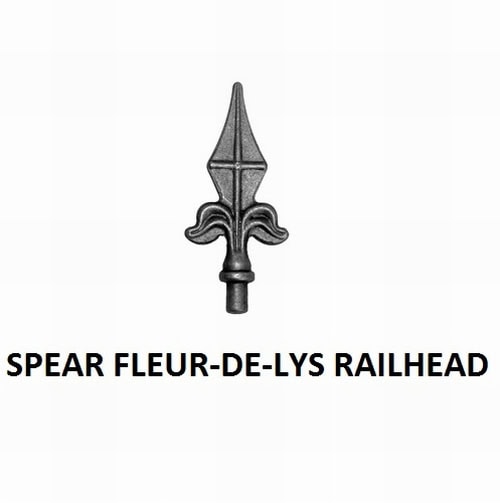 Saxon Garden Railing Panel - Arched Top - 660mm (26") High - Image 4