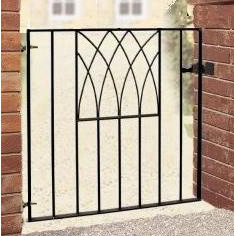 Abbey Single Garden Gate - Flat Top – 812mm (32″) High