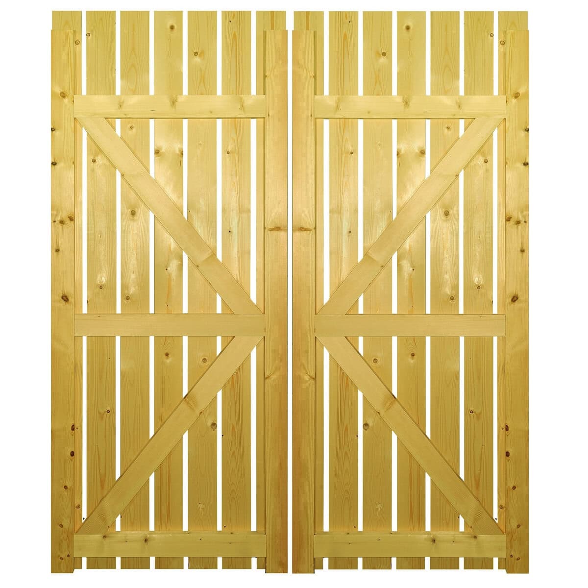 Carlton Timber Driveway Gate – Open Board - Image 2