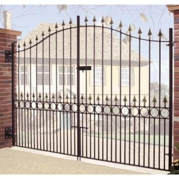 Balmoral Driveway Gate Double Bow Top Tall – 2082mm (82″) High