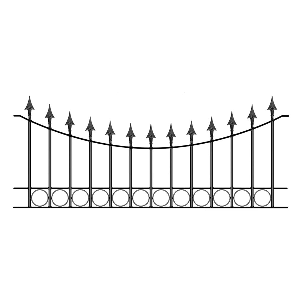 Balmoral Garden Railing Panel - Arched - 735mm (29") High - Image 2