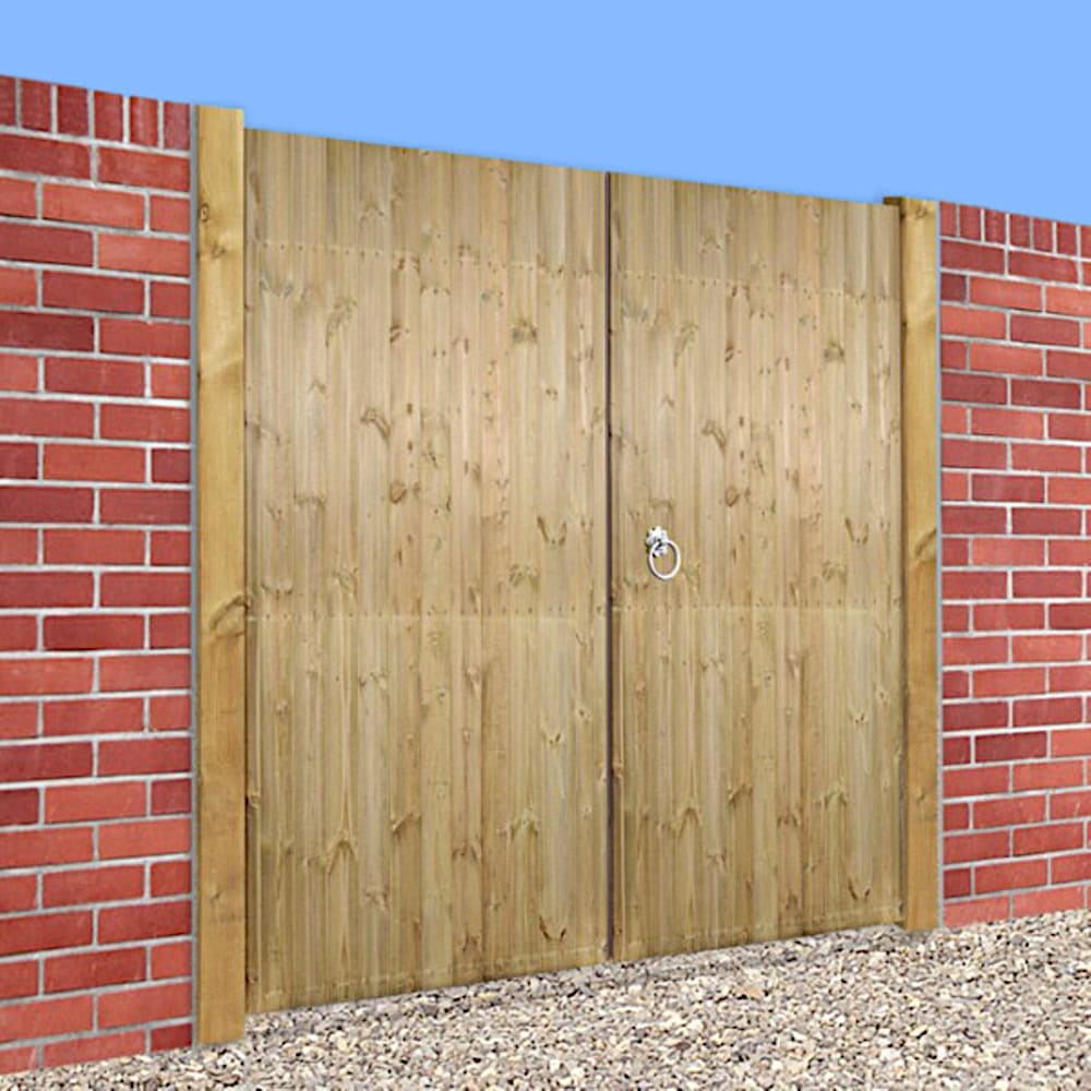 Carlton Timber Driveway Gate
