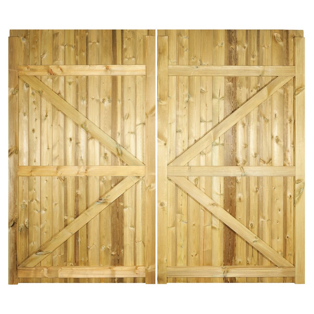 Carlton Timber Driveway Gate - Image 2