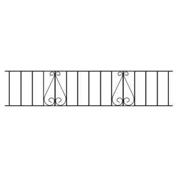 Classic Garden Railing Panel - 355mm (14") High