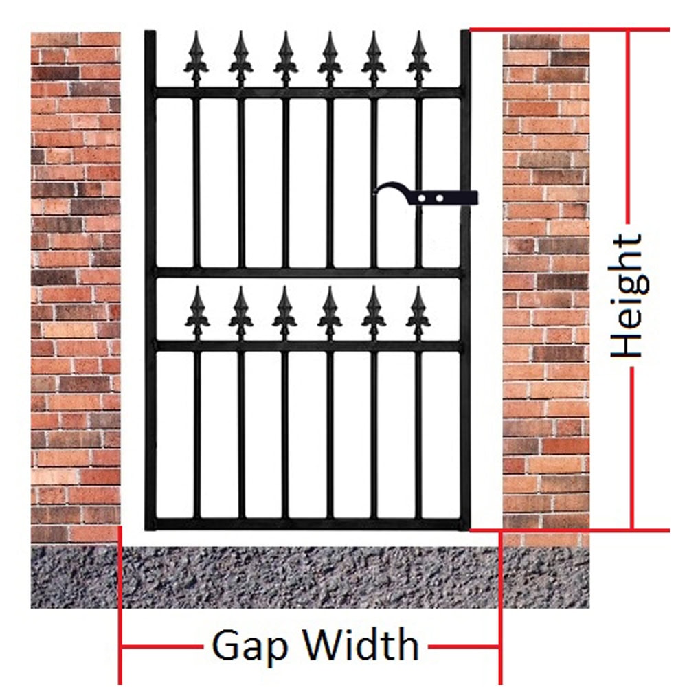 Corfe Garden Gate - Short – 1168mm (46″) High - Image 2