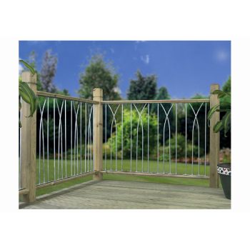 Decking Fencing Panel x2 – Plaza
