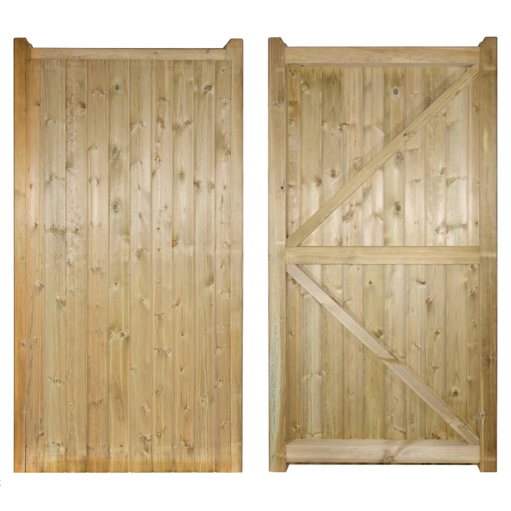 Drayton Single Timber Gate – 1500mm High - Image 2