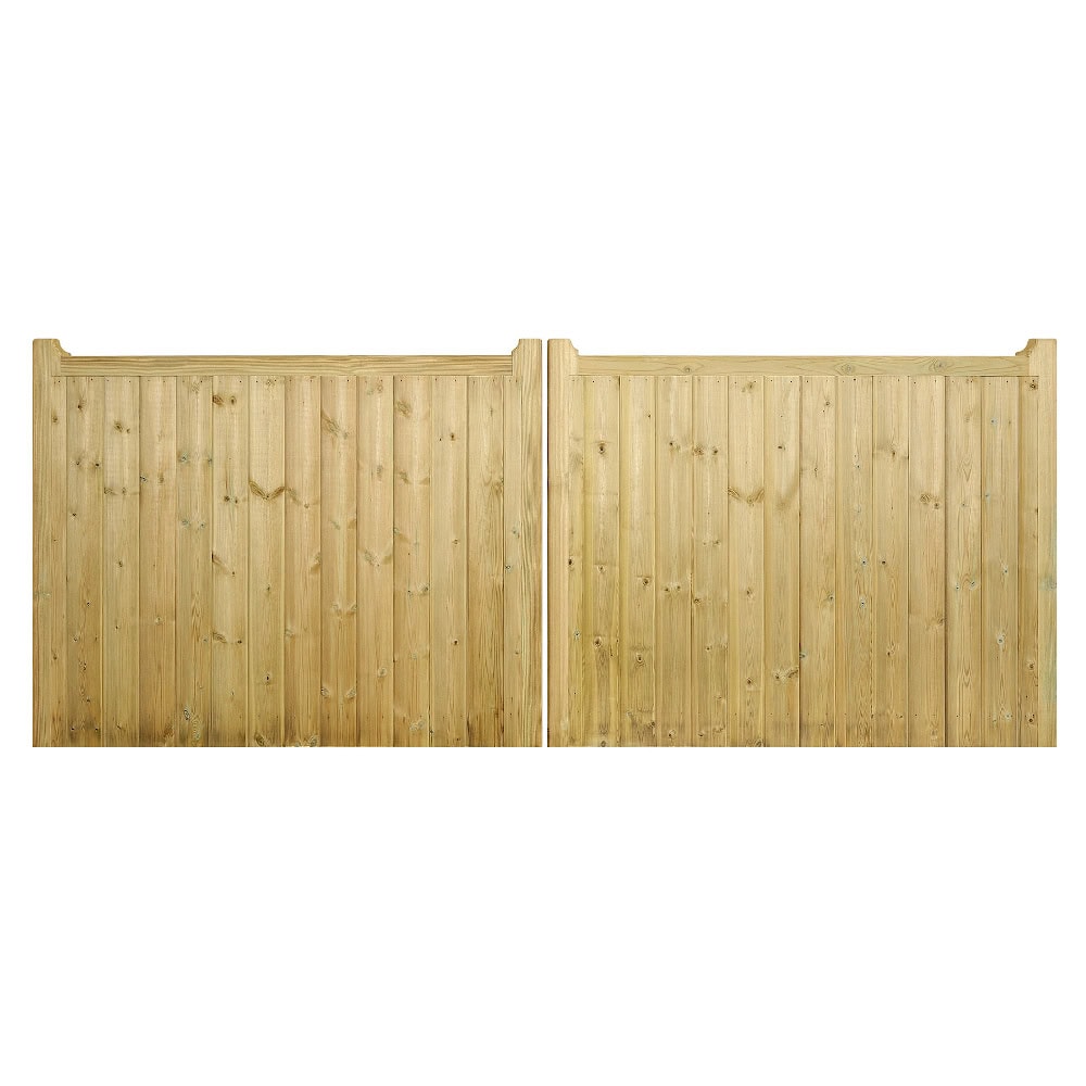 Drayton Timber Driveway Gate - Flat Top - 950mm High