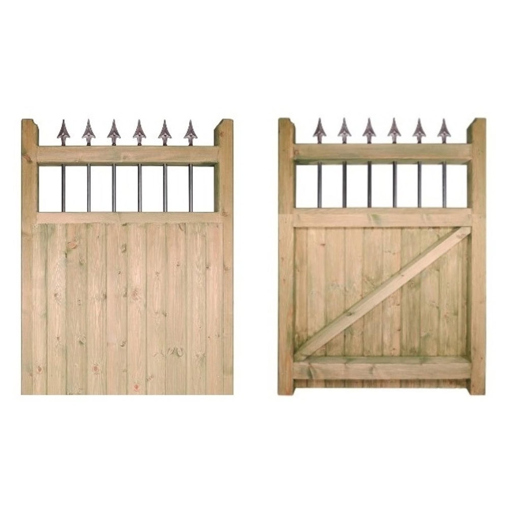 Hampton Single Timber Gate – 1200mm High - Image 2
