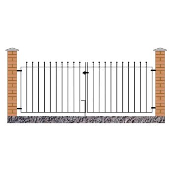 Manor Driveway Gate – Flat Top – 915mm (36″) High
