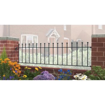 Manor Garden Railing Panel - Flat Top