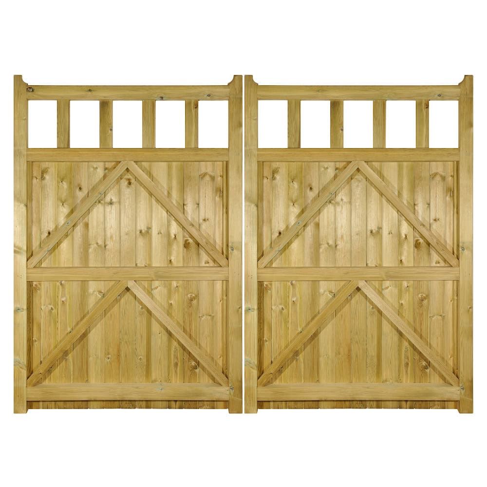 Quorn Timber Driveway Gate – 1800mm High - Image 2