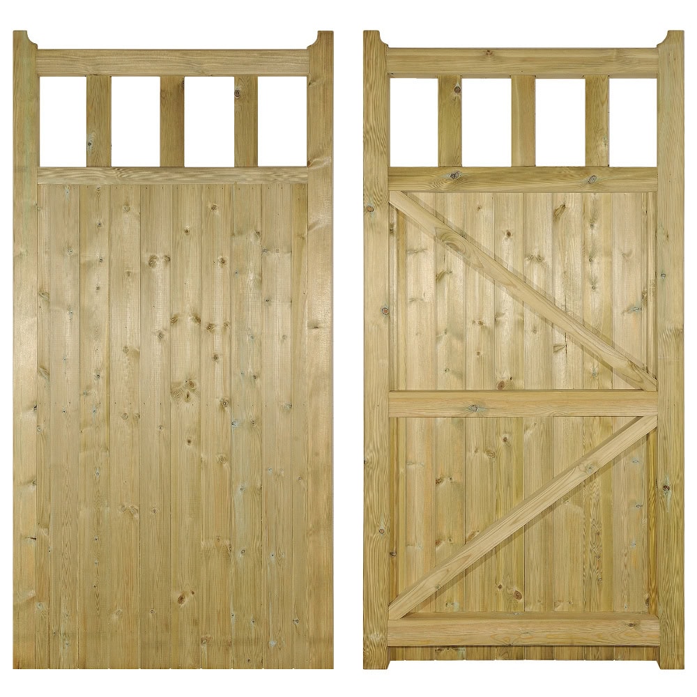 Quorn Single Timber Gate – 1800mm High - Image 2