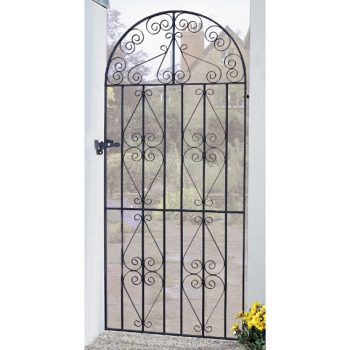 Stirling Garden Gate – Tall - Bow Top