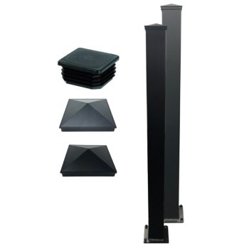 Gate Post and Cap - Heavy Duty