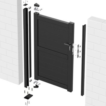 Surface/Sunken Pedestrian Gate Receiver Post