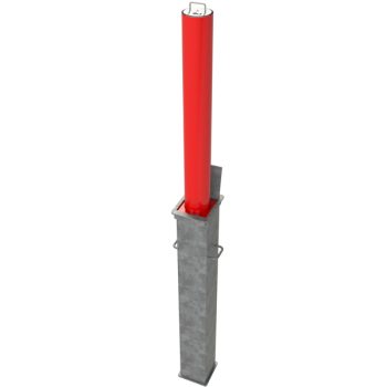 Powder Coated Round 850mm Telescopic Security Post
