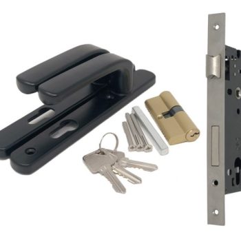 Gate Handle Set with Keys and Lock - Pedestrian Gate