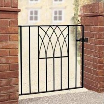 Abbey Wrought Iron Gate