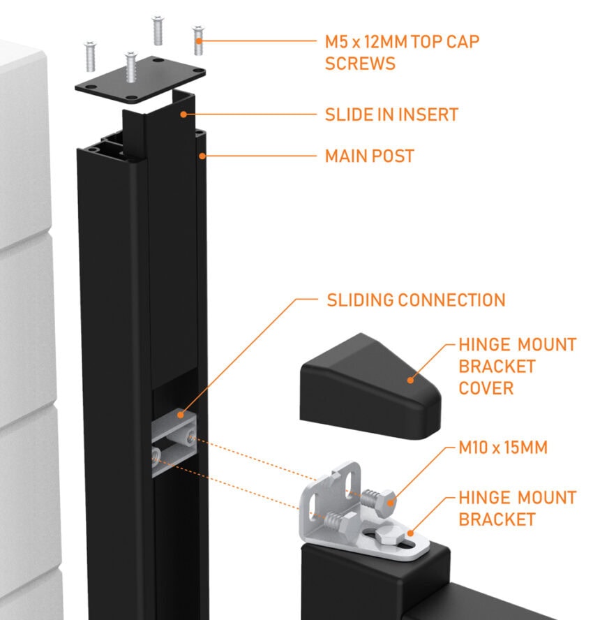 Surface/Sunken Pedestrian Gate Receiver Post - Image 2