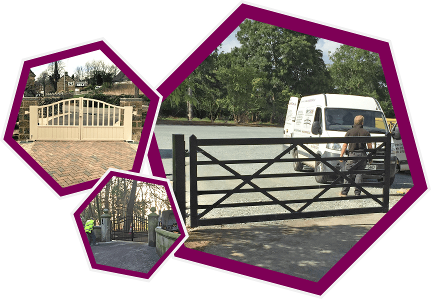 Bespoke gate designs available at Simply Secure LTD