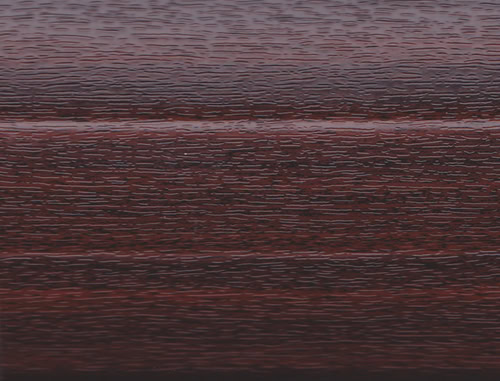 Mahogany garage door sample