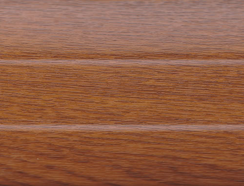 Golden Oak garage door sample