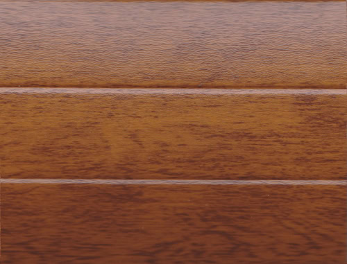 Painted Oak garage door sample