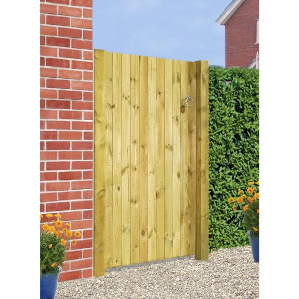 Carlton Single Timber Gate – Square Top