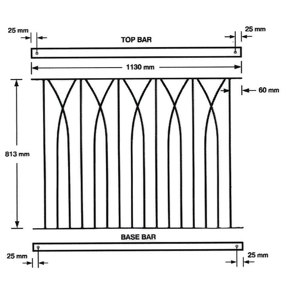 Decking Fencing Panel x1 – Deco - Image 2