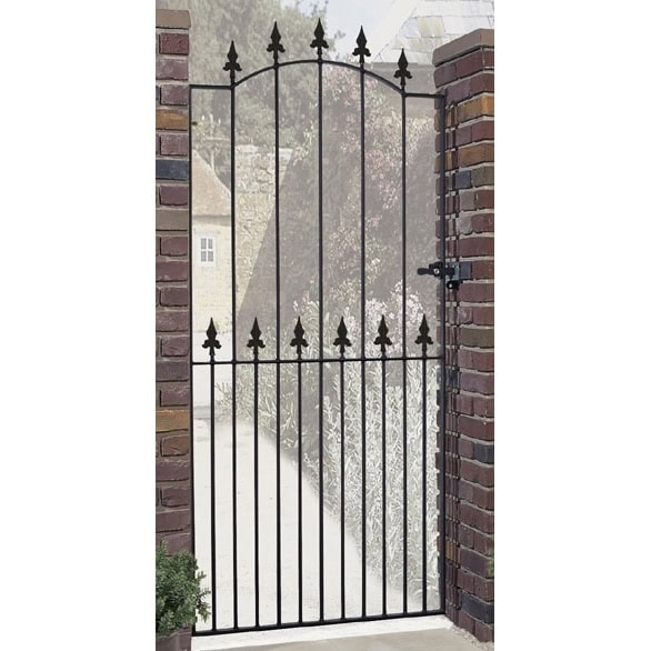 Saxon Garden Gate - Tall - Arched Top
