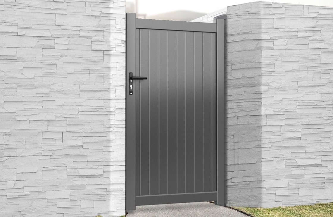 Pedestrian Gate - Solid vertical infill - Image 3